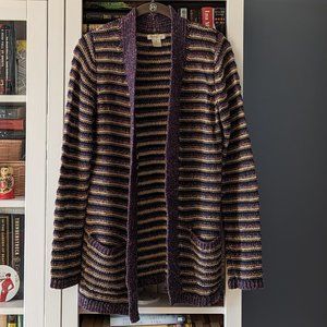 Lucky Brand Open Front Cardigan // Multicolor // Size M